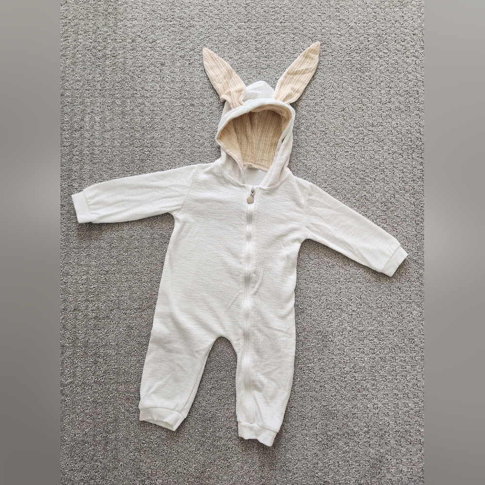 Bunny zip up‎ costume outfit baby boy baby girl size 12-18 months